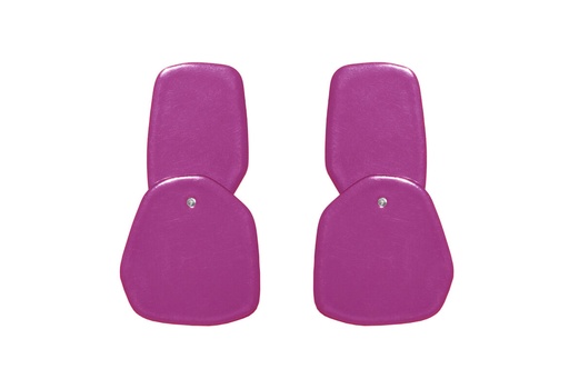 [DP-4006] Lisa Kroeber Jewellery Art - Earrings Double Petals, Traffic Purple