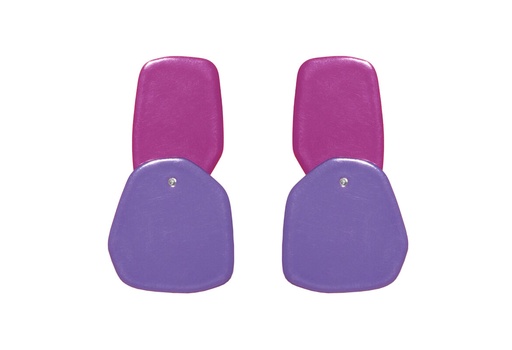 [DP-40064005] Lisa Kroeber Jewellery Art - Earrings Double Petals, Traffic Purple / Lilac