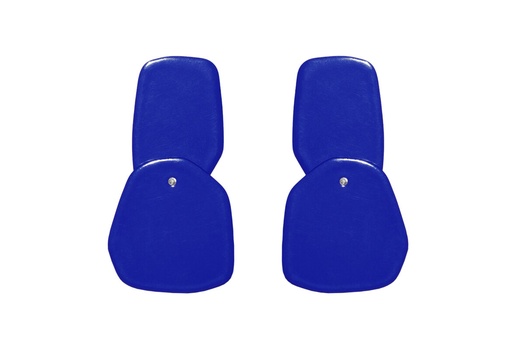 [DP-5002] Lisa Kroeber Jewellery Art - Earrings Double Petals, Ultramarine blue