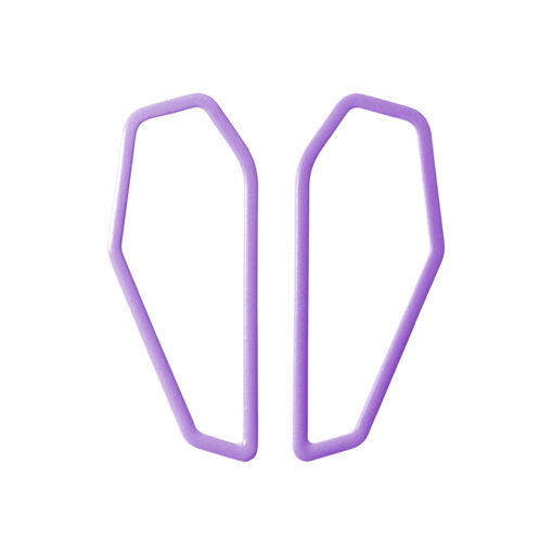 [CF-lilac] Lisa Kroeber Jewellery Art - Earrings Color Frames - Lilac