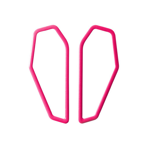 [CF-magenta] Lisa Kroeber Jewellery Art - Earrings Color Frames - Magenta
