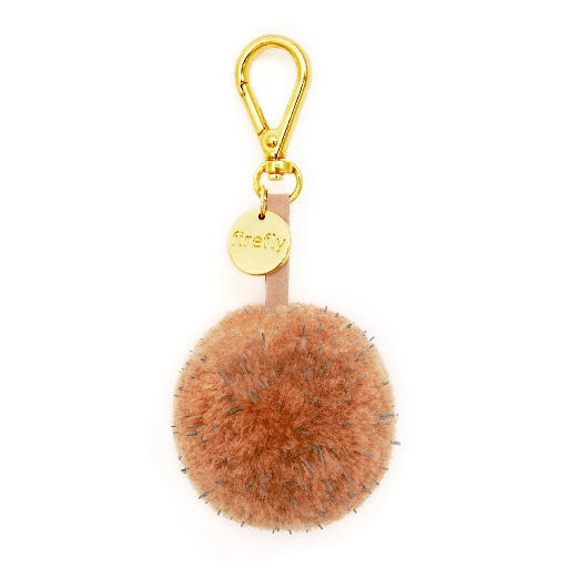 Firefly Reflectors - Reflektierender Taschenanhänger POM POM Pfirsich