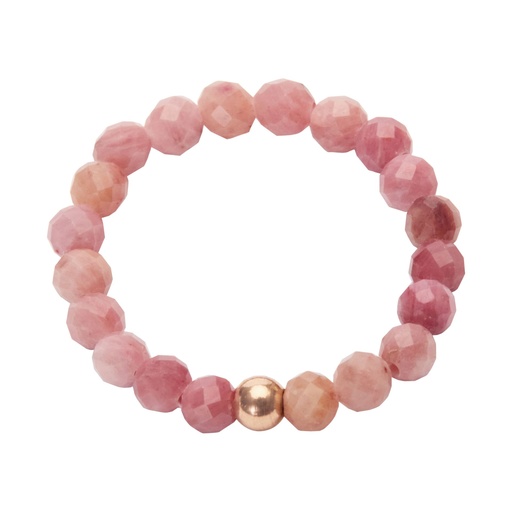 [6110th] HCA - elastischer Ring - Let’s enjoy nature - Thulit - rosévergoldet