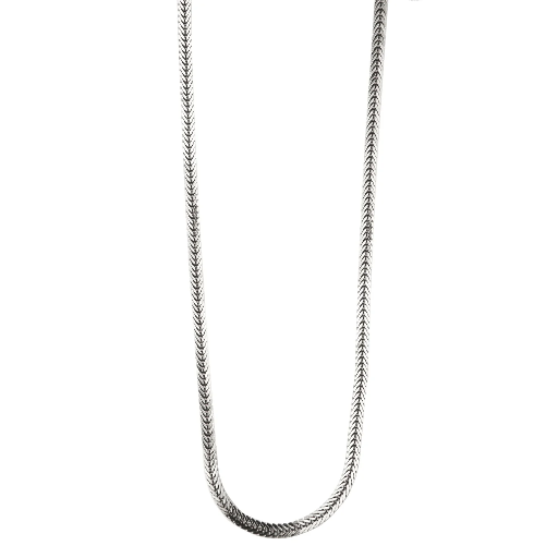 [Mens442] Jeberg Jewellery - Men’s Leo Necklace 55cm silver