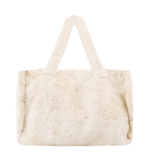[TAL151519BEI] Big Shopper Fluffy beige