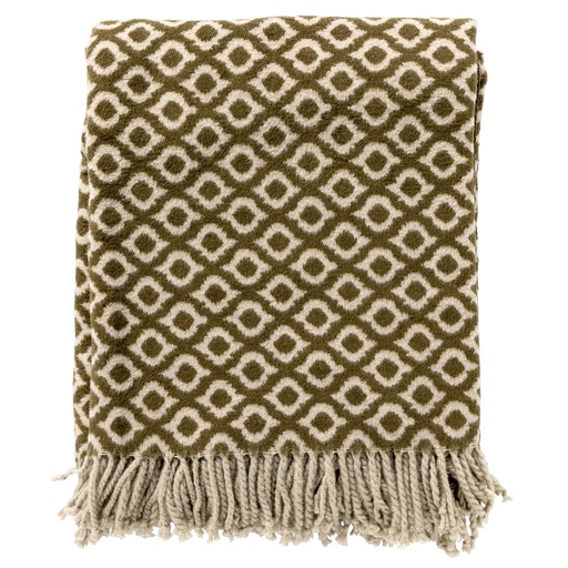 Hoii - Plaid Isabella Military Olive 150x200cm