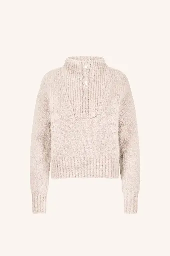By Bar - Boxy beau pullover - 018 chalk