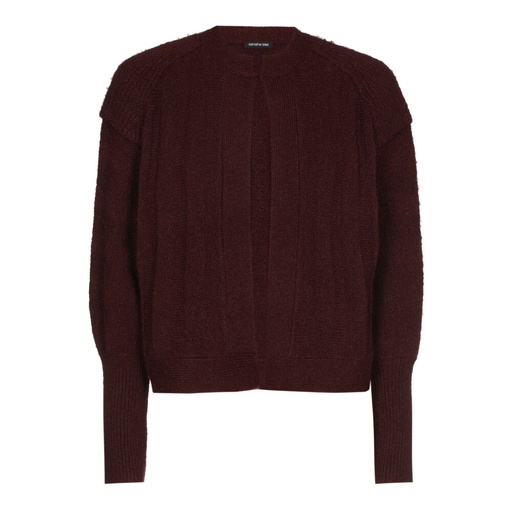Caroline Biss - Cosy bolero plum