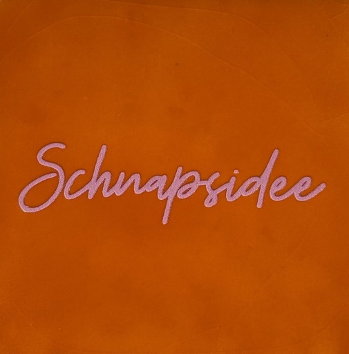 [D19.10.26044] Yett Tiles - Fliese/Untersetzer Schnapsidee orange/warmrosa