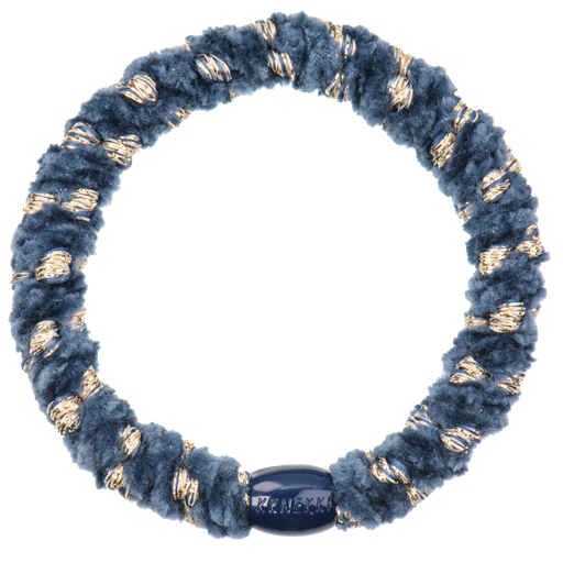 [5323] Kknekki - Velvet Stripe Dusty Grey Blue