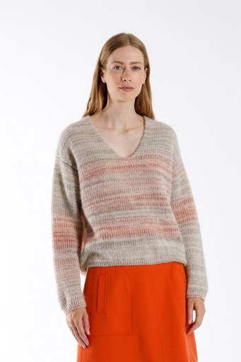 Julia June - Pullover PATINA - multi orange
