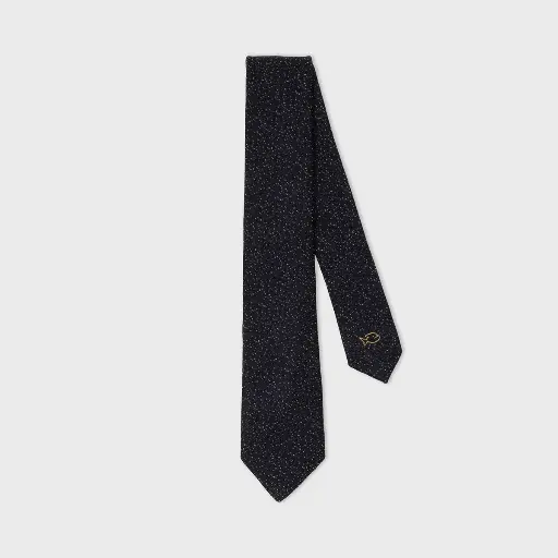 [CRL03] Billybelt - Krawatte Wool Tie - navy, yellow