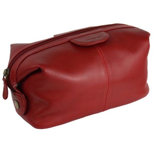 [DILANO-ROOD] Hidesign - Toilet bag red leather DILANO