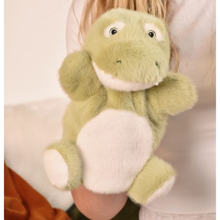 [HO3368] Histoire d’ours - Handpuppe Kuscheltier MARIO Croco - Podcoll