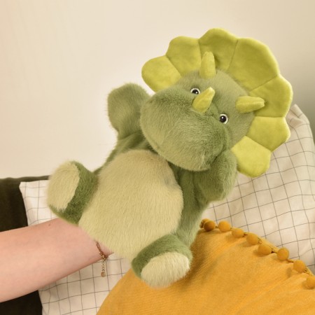 [HO3367] Histoire d’ours - Handpuppe Kuscheltier MARIO Dino - Podcoll