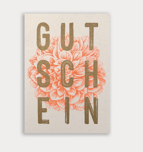 [PK-FOGD-GUTS] Togethery - Riso-Druck Postkarte Ökopapier - Gutschein