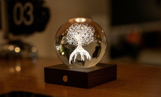 Gingko Design - Amber Crystal Light Life Tree