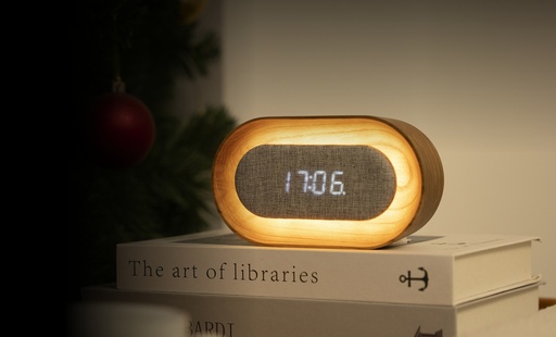 [G076O-WT] Gingko Design - Lumos Clock