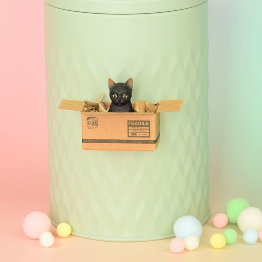 Katzenmuddi - handgemachter Magnet Katze in Dose