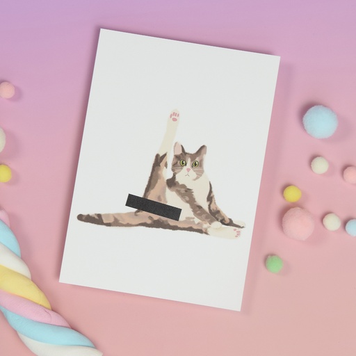 Katzenmuddi - Postkarte - Popokatze