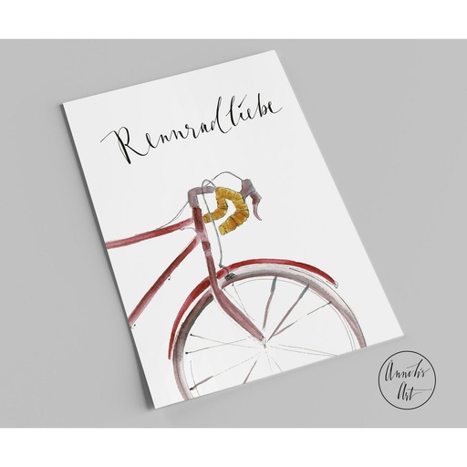 [SW10060] Annelis Art - Postkarte - Rennradliebe