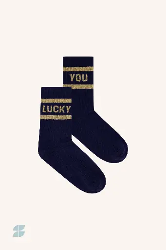 [25528404] By Bar - Lucky sparkle navy  - 750 gold