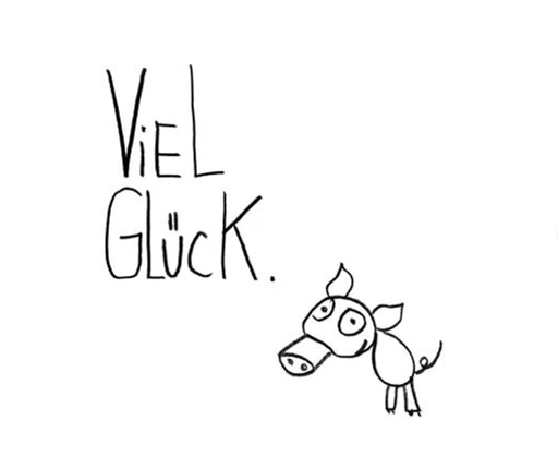 [M167] Edition Gute Geister - Magnet - Viel Glück