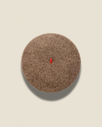 [AMO038] Le Beret Francais - Beret Baskenmütze - Ash brown