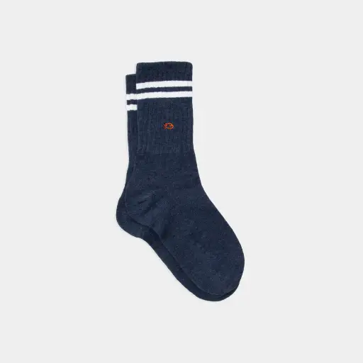 [TE01] Billybelt - Baumwollsocken Retro Socks - Blue White striped