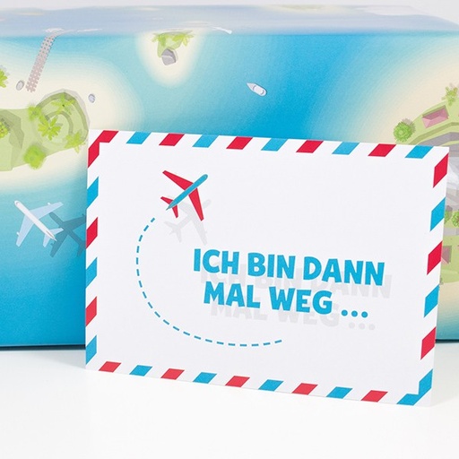 [1913141-3] Bow & Hummingbird - Postkarte - Ich bin dann mal weg