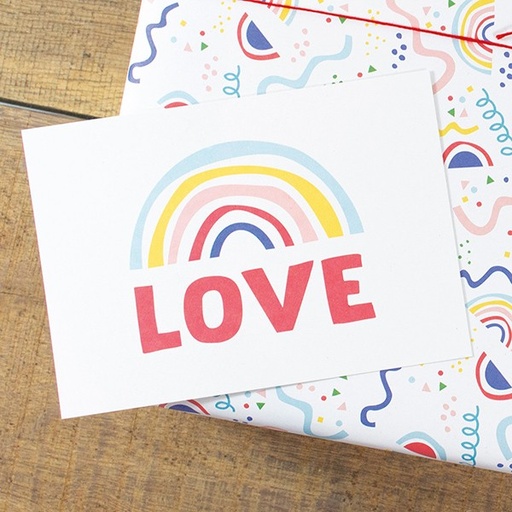 [2213182-6] Bow & Hummingbird - Postkarte - Love