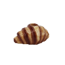 Kerzenhalter Croissant braun