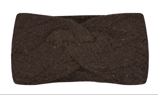 Stirnband Coffee Brown Glitter