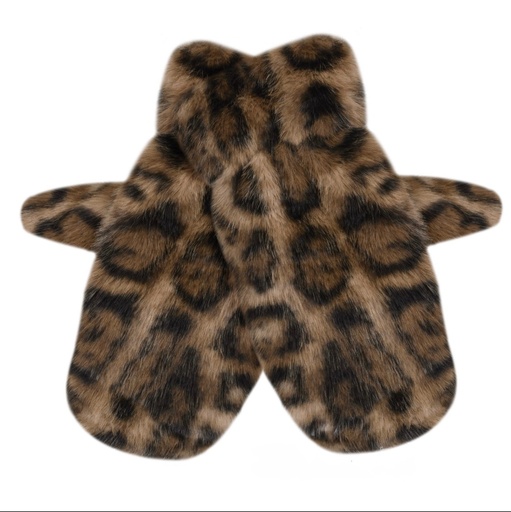 Handschuhe Fluffy Leo camel
