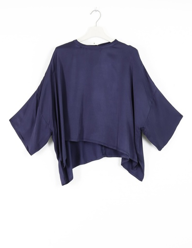 Julia June - Blusentop LIRY Rundhals navy