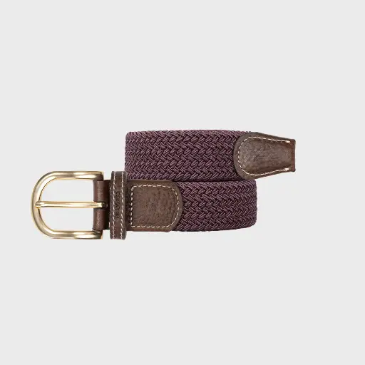 [CF24] Billybelt - Elastischer Flechtgürtel geflochten burgundy
