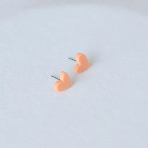 [STUD.11.PEACH] Studio Nok Nok - Stud Heart Peach