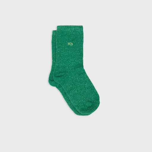 [CP29] Billybelt - Plain Glitter Socks green
