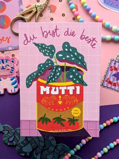 Studio Kumimi - Postkarte - Du bist die beste Mutti