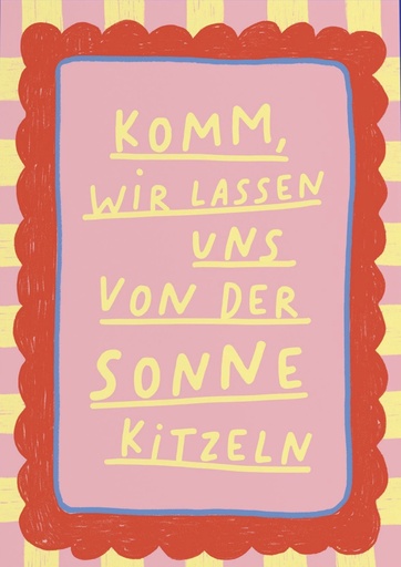 [PK-064] Studio Danii - Postkarte - Sonne kitzeln