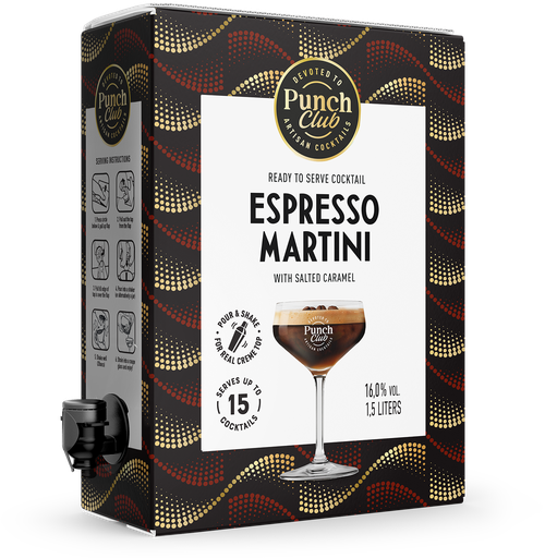 [57004] DeWi - Punch Club - Espresso Martini - 1,5l BiB
