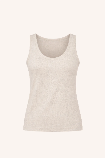 By Bar - Joky Rib Singlet - 025 oyster