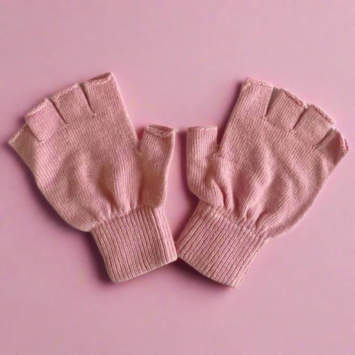 [KLWLGLOVFLSUPNK] Klue - Wool fingerless gloves - pink (Fingerlose Handschuhe)