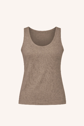 By Bar - Joky Rib Singlet - 730 biscuit