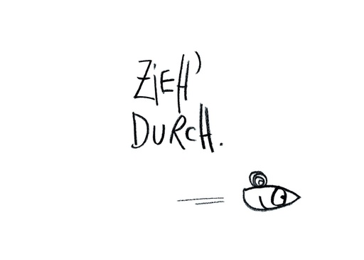 [#312] Edition Gute Geister - Postkarte - Zieh durch!