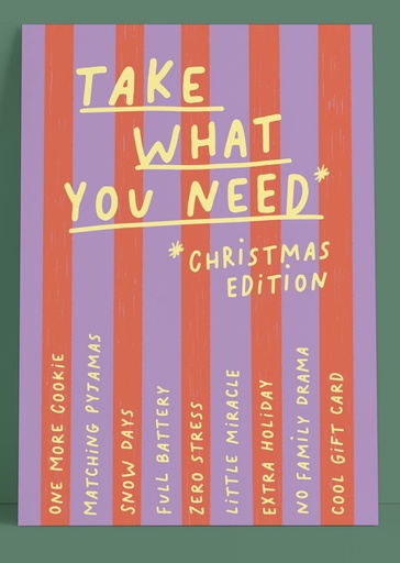 [PK-068] Studio Danii - Postkarte - Take what you need (christmas edition)