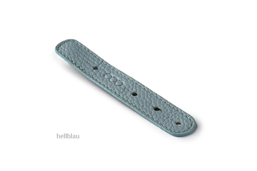 [6917] Kabel-Organisierer | hellblau | silber | genarbt
