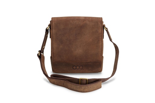 [3222] MINI JASPER | braun | gold | Glattleder