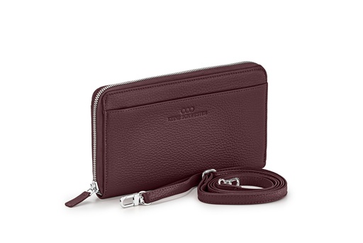 [5006] tragbar soft | beere | silber | genarbt