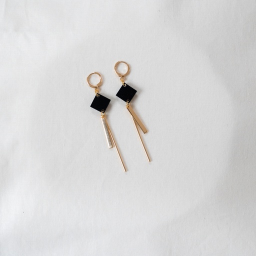 [TIMELESS.16.BLACK] Studio Nok Nok - Ohrringe Timeless 16 Black